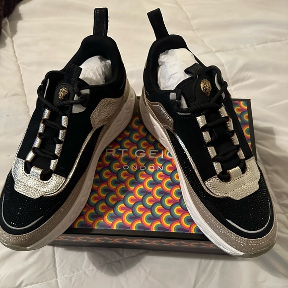 Authentic Kurt Geiger Sneakers Size 7.5/38 - Picture 1 of 5
